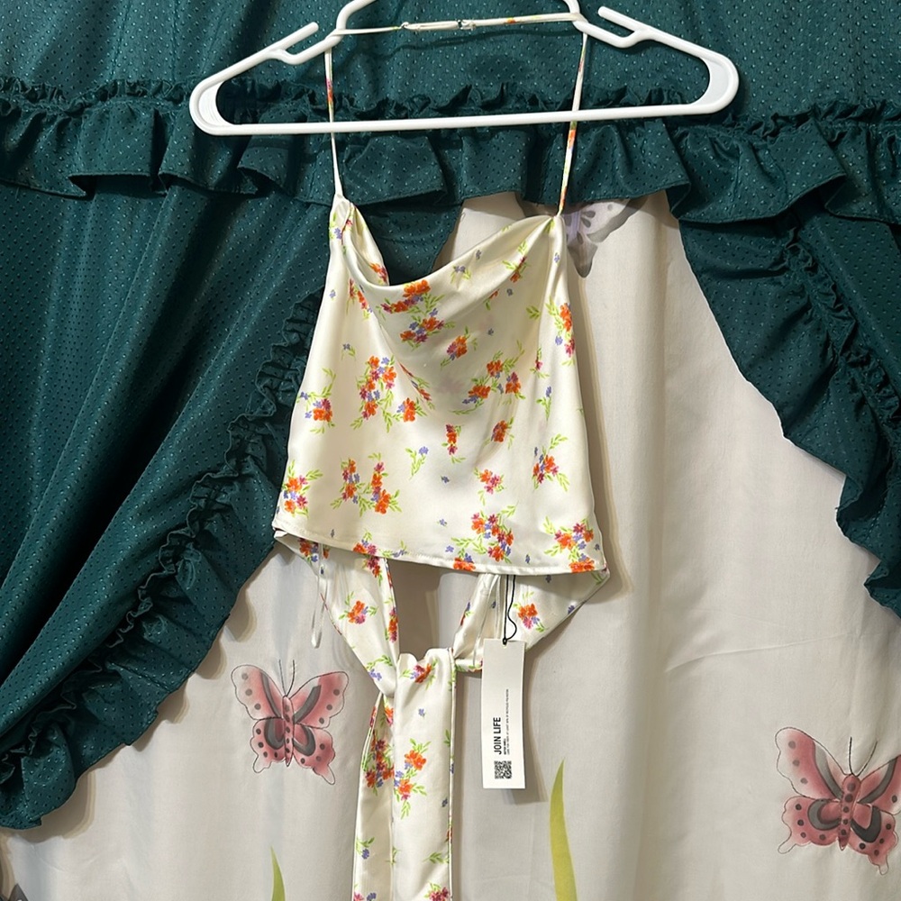 Zara Floral Print Crop Top